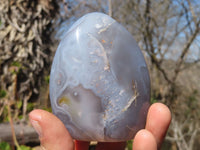 Polished Agate Standing Free Forms x 6 From West Coast, Madagascar