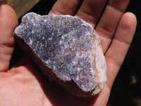 Natural Rough Purple Lepidolite Specimens  x 14 From Namibia - Toprock Gemstones and Minerals 