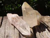 Natural Single Clear Quartz Crystals  x 16 From Solwezi, Zambia - TopRock