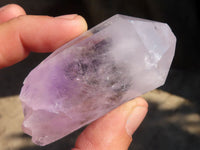 Natural Large Clear Brandberg Amethyst Quartz Crystals x 12 From Brandberg, Namibia