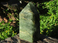 Polished Green Banded Fuchsite Crystal Points x 3 From Madagascar - TopRock