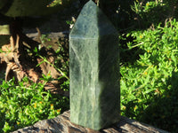 Polished Green Banded Fuchsite Crystal Points x 3 From Madagascar - TopRock