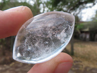 Polished Semi Optic Quartz Angel Tears x 35 From Madagascar - TopRock