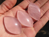 Polished Gemmy Pink Rose Quartz Angel Tears x 35 From Ambatondrazaka, Madagascar