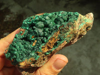 Natural Micro Botryoidal Crystalline Malachite Specimens  x 4 From Kolwezi, Congo