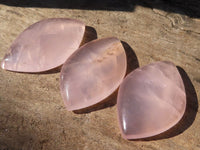 Polished Gemmy Pink Rose Quartz Angel Tears x 35 From Ambatondrazaka, Madagascar