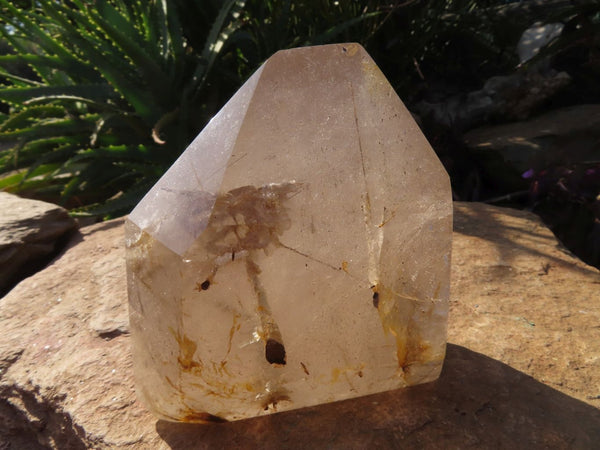 Polished Rutilated Quartz Crystal x 1 From Madagascar - TopRock