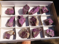 Natural Metallic Purpurite Cobbed Specimens  x 12 From Erongo, Namibia - Toprock Gemstones and Minerals 