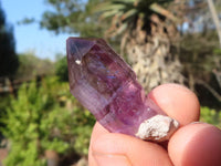 Natural Small Smokey Amethyst Crystals  x 20 From Chiredzi, Zimbabwe - Toprock Gemstones and Minerals 