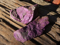 Natural Metallic Purpurite Cobbed Specimens  x 12 From Erongo, Namibia - Toprock Gemstones and Minerals 