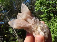 Natural Small Cascading White Phantom Smokey Quartz  x 23 From Luena, Congo - Toprock Gemstones and Minerals 