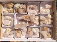 Natural Mixed Selection Of Spirit Quartz Clusters  x 34 From Boekenhouthoek, South Africa - TopRock