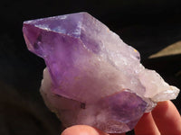 Natural Jacaranda Amethyst Clusters x 3 From Zambia