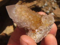 Natural Mixed Selection Of Spirit Quartz Clusters  x 34 From Boekenhouthoek, South Africa - TopRock