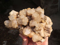 Natural Cascading White Phantom Smokey Quartz Cluster x 1 From Luena, Congo