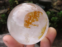 Polished Clear Quartz Crystal Balls  x 3 From Madagascar - TopRock