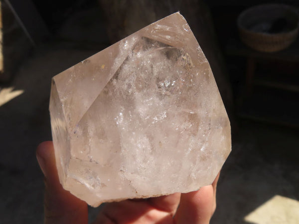 Natural Clear Quartz Crystal Specimens x 3 From Zambia