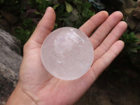 Polished Clear Quartz Crystal Balls  x 3 From Madagascar - TopRock