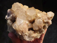 Natural Cascading White Phantom Smokey Quartz Clusters  x 3 From Luena, Congo - Toprock Gemstones and Minerals 