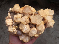 Natural Cascading White Phantom Smokey Quartz Cluster x 1 From Luena, Congo