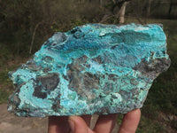 Natural Blue Silica Chrysocolla Specimens  x 6 From Congo - TopRock