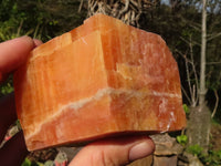 Natural New Sunset Orange Calcite Cubic Specimens  x 5 From Namibia - Toprock Gemstones and Minerals 