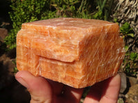 Natural New Sunset Orange Calcite Cubic Specimens  x 5 From Namibia - Toprock Gemstones and Minerals 