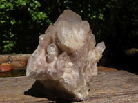 Natural Cascading White Phantom Smokey Quartz Specimens  x 6 From Luena, Congo - Toprock Gemstones and Minerals 