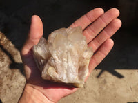 Natural Cascading Smokey Quartz Clusters x 3 From Luena, Congo