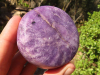 Polished Purple Lepidolite Free Forms  x 6 From Zimbabwe - Toprock Gemstones and Minerals 