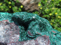 Natural Malachite Crystalline Specimens x 2 From Tenke Fungurume, Congo - TopRock