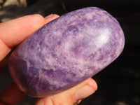 Polished Purple Lepidolite Free Forms  x 6 From Zimbabwe - Toprock Gemstones and Minerals 