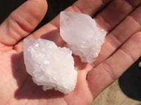 Natural White Cactus Flower Spirit Quartz Specimens x 35 From Boekenhouthoek, South Africa