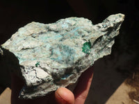 Natural Large Drusy Coated Chrysocolla With Malachite Dolomite Specimens  x 2 From Likasi, Congo