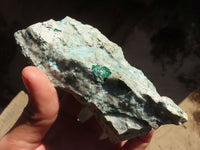 Natural Large Drusy Coated Chrysocolla With Malachite Dolomite Specimens  x 2 From Likasi, Congo