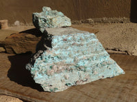 Natural Large Drusy Coated Chrysocolla With Malachite Dolomite Specimens  x 2 From Likasi, Congo