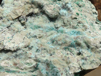 Natural Large Drusy Coated Chrysocolla With Malachite Dolomite Specimens  x 2 From Likasi, Congo