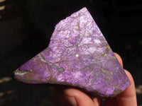 Polished Metallic Purpurite Slices With Matte Finish  x 6 From Erongo, Namibia - Toprock Gemstones and Minerals 