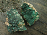 Natural Micro Botryoidal Crystalline Malachite Specimens  x 3 From Tenke Fungurume, Congo - TopRock