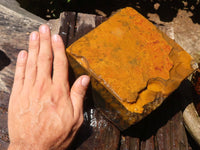 Natural Golden Blue Tigers Eye Specimen x 1 From Prieska, South Africa - TopRock