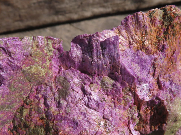 Natural Purple Stichtite With Green Serpentine Specimens  x 3 From Barberton, South Africa - TopRock