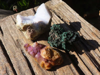 Natural Mixed Selection Of Minerals  x 12 From Southern Africa - Toprock Gemstones and Minerals 