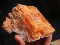 Natural New Sunset Orange Calcite Specimens x 4 From Spitzkop, Namibia