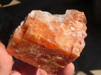 Natural New Sunset Orange Calcite Specimens x 4 From Spitzkop, Namibia