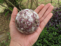 Polished Rubellite Pink Tourmaline In Matrix Spheres  x 4 From Madagascar - TopRock