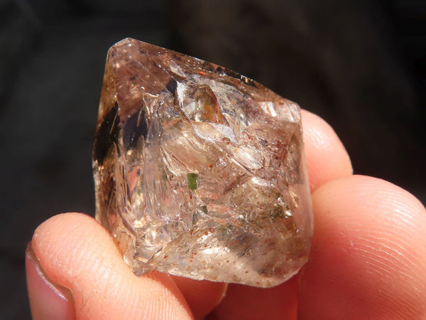 Natural Clear Smokey Brandberg Quartz Crystals x 35 From Brandberg, Namibia