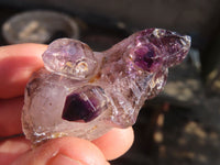 Natural Hand Made Chiredzi Amethyst Conglomerate Specimens x 12 From Chiredzi, Zimbabwe