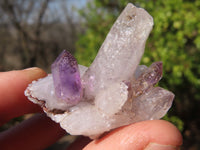 Natural Hand Made Chiredzi Amethyst Conglomerate Specimens x 12 From Chiredzi, Zimbabwe