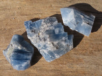 Natural New Sky Blue Calcite Specimens  x 35 From Spitzkop, Namibia