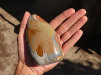 Polished Polychrome / Picasso Jasper Standing Free Forms  x 3 From Madagascar - Toprock Gemstones and Minerals 